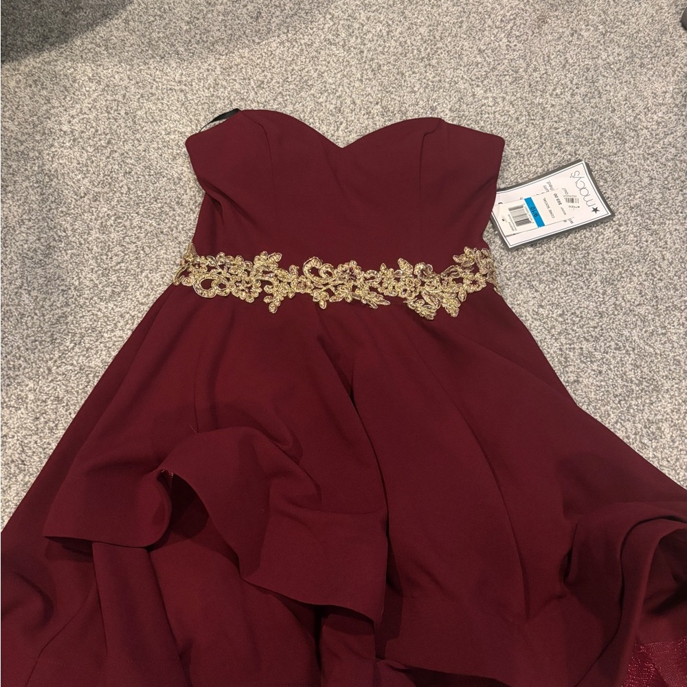 Short Burgundy Dress